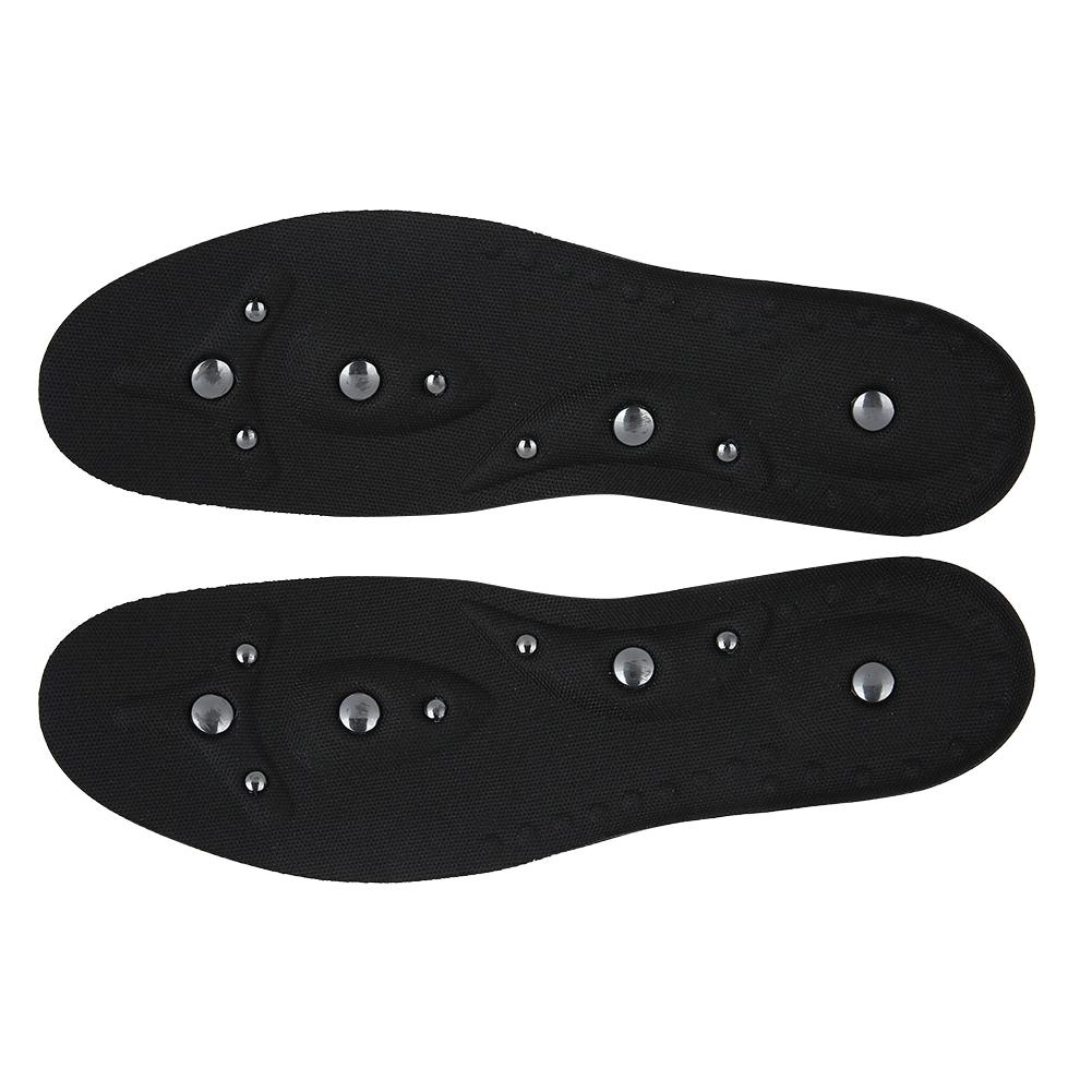 

1 пара стелек для магнитной терапии, для здоровья, для массажа ног, унисекс, вставки для обуви, подушечки L(42-46)