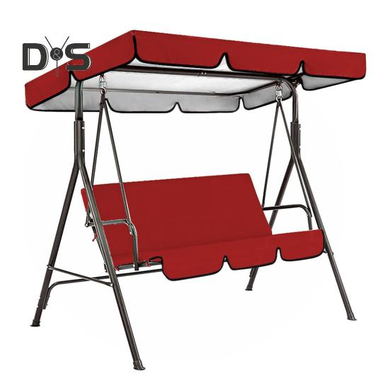 Baldachin de înlocuire pentru leagăn, rezistent la apă, anti-UV, 2-3 locuri, capac superior pentru leagăn, pentru grădină, verandă, terasa, leagăn, umbrire pentru soare