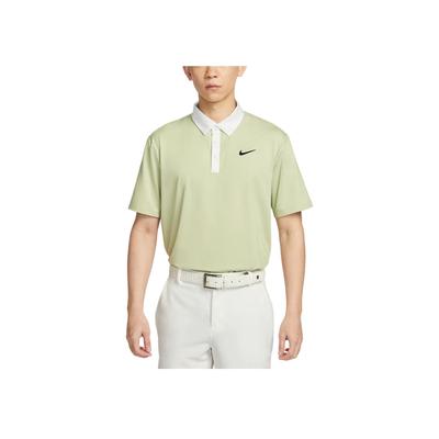 Dri-Fit Comfortable Fashionable Simple Versatile Solid Color Golf Shirt Men Tops Light-Olive-Green Gray FZ7502-371