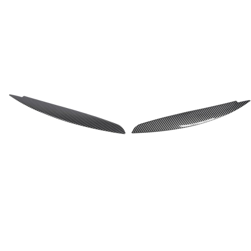 2 Pcs Headlight Eyebrow Front Left Right Light Eyelid Trim Cover for 1 Series E81 E82 E87 E88 2006 to 2013