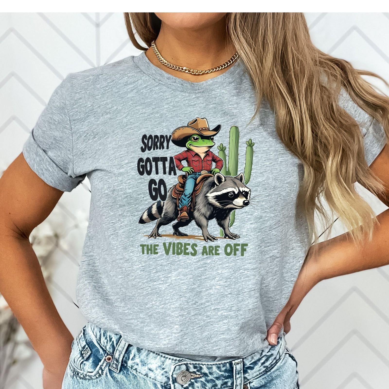 Gotta Go Vibes are Off Funny Adult Humor Novelty T-Shirt L