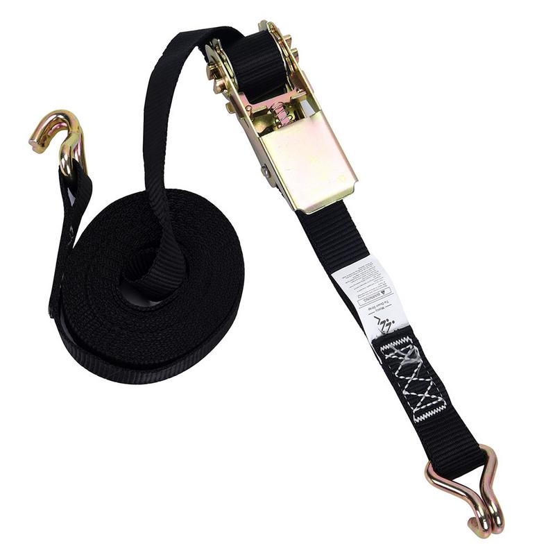 Curele de fixare cu clichet, 2,5 cm x 3,6 m, cu cârlige la ambele capete, curele de încărcare cu clichet pentru caiac, camioane, placă cu vâsle