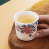 Mutton Fat Jade Porcelain Gongfu Tea Cup
