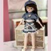 Thick Hair 30cm Bjd Doll Korean Makeup Look 1/6 BJD Doll Mini Girl Toy  Girls Gifts