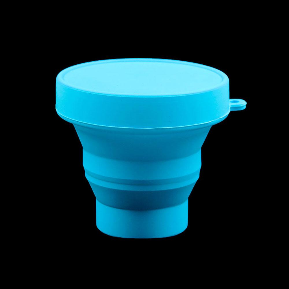 Silicone World Portable Silicone Folding Cup Mouthwash Cups Travel Outdoor Anti Drop Telescopic Cup Coffee Handcup Water Cup