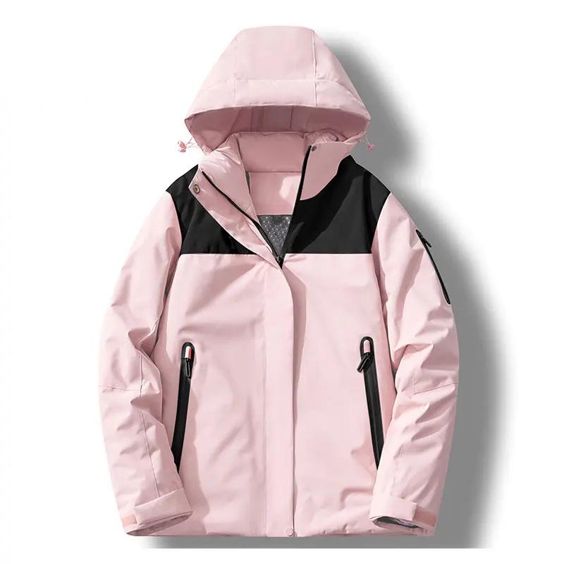 

Унисекс Зимняя Ветрозащитная Цветная Куртка с Принтом 5XL