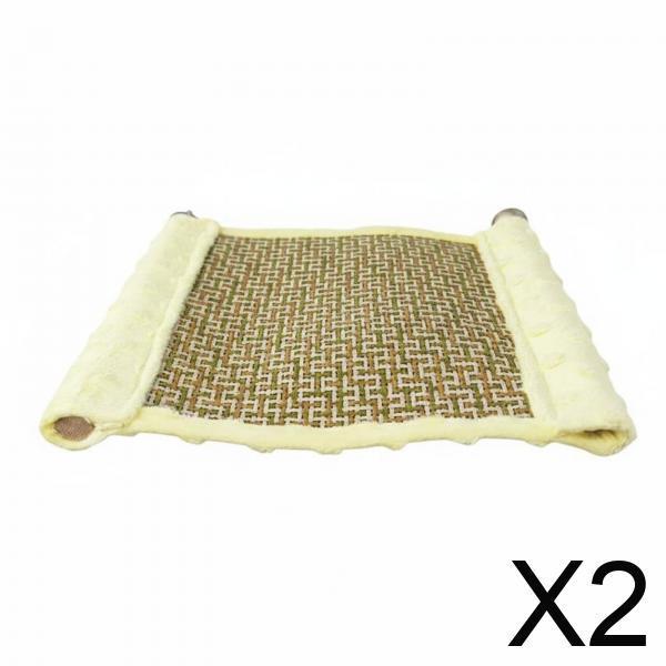 3xParrot Hammock Bed Easy To Dangling Avian Swing Soft Hanging Bird Nest for Parrots, Small