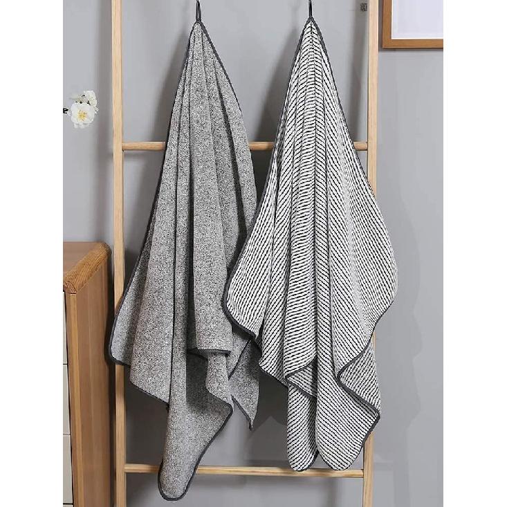 Microfiber Bath Towel, Soft and Super Absorbent Bathroom Shower Towel, Plush Drying Off Towel, Multipurpose Use for Hotel, Gym, Sports, Swimming,