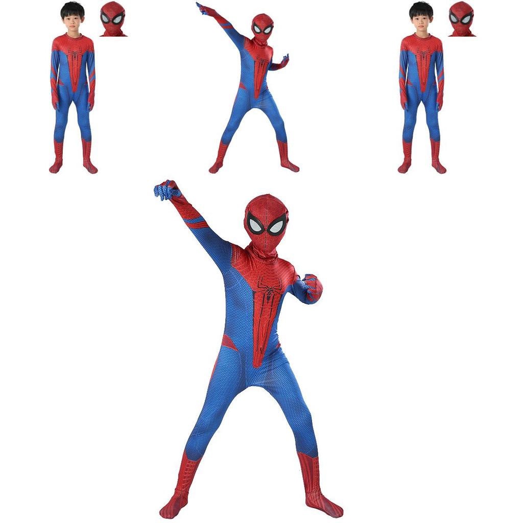 Úžasný kostým Spider-mana Petera Parkera Zentai oblek na Halloweenskou párty