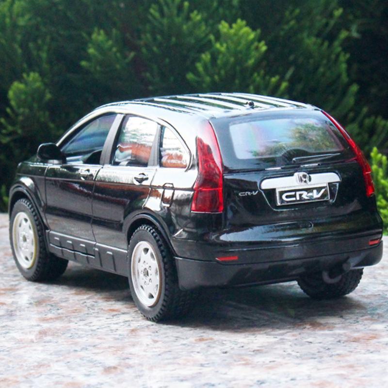 1/32 HONDA CRV SUV Alloy Car Model Diecast Metal Toy Vehicles Car Model Simulation Sound and Light Collection Childrens Toy Gift