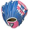 Sakurai FALCON Baseball for Youth Fits Size for Early Elementary School Blue X Pink Glove, All-Around, Softballs, 120-130cm, Students, FG-1202,