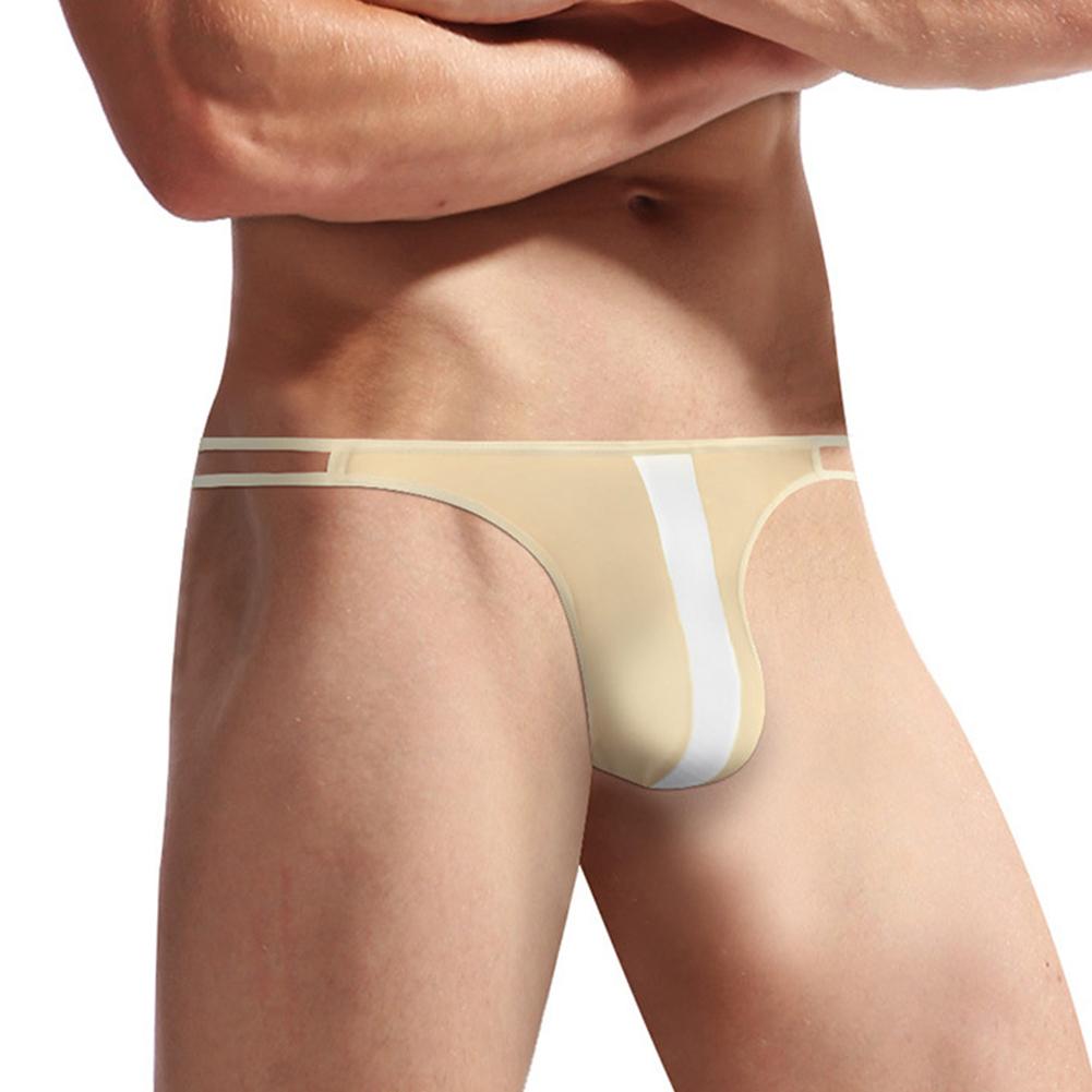 

Мягкое мужское нижнее белье Однотонные стринги на Т-образной спине Трусы Классика