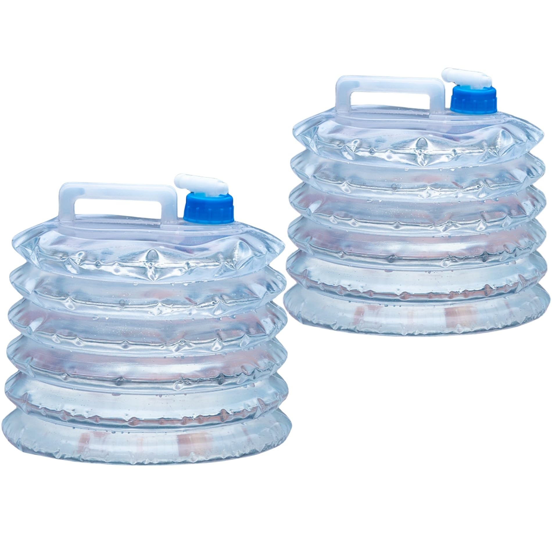 

Складной резервуар для воды с набором кранов для чрезвычайных ситуаций OD21 x [Komorebiya], 2 шт., Легкий, Компактный, Предотвращение, На открытом воздухе, (5 л 2)