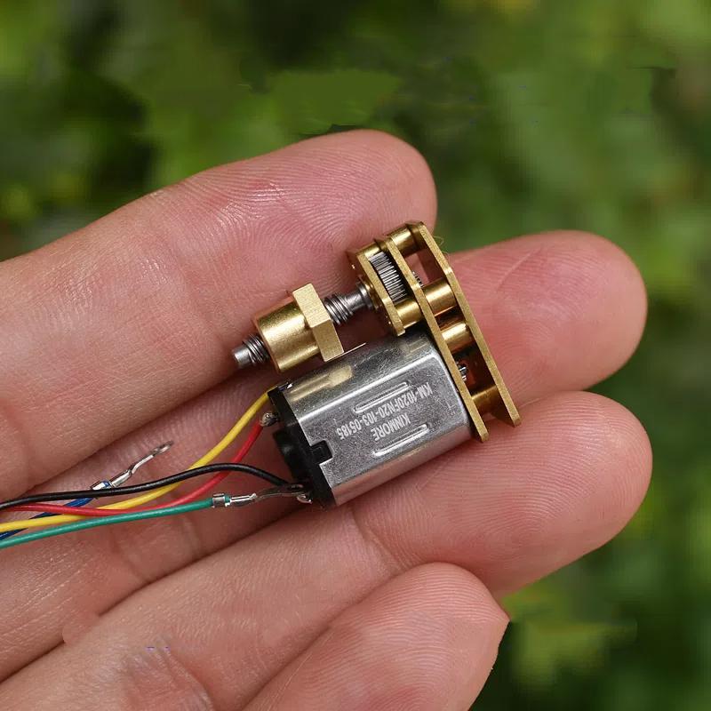 Dc 3V 3.7V Screw Shaft Micro N20 Full Metal Gear Motor Nut Moving Up Donw Gear Motor Diy Lock