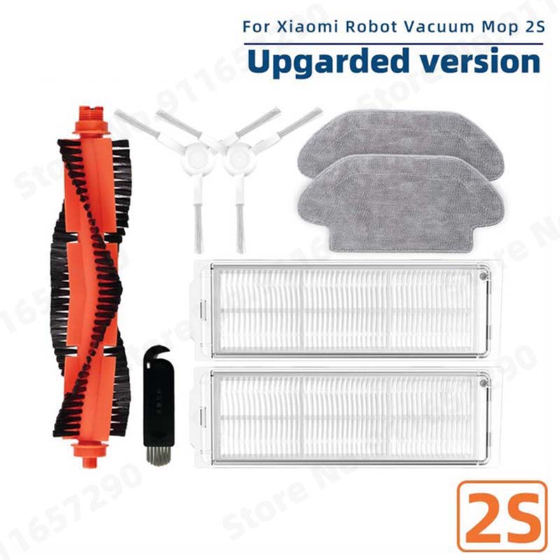 For Xiaomi Mi Robot Vacuum Mop 2S / Mop P / Mop Pro / XMSTJQR2S / STYTJ02YM Replacement Parts Main Side Brush Hepa Filter Mop