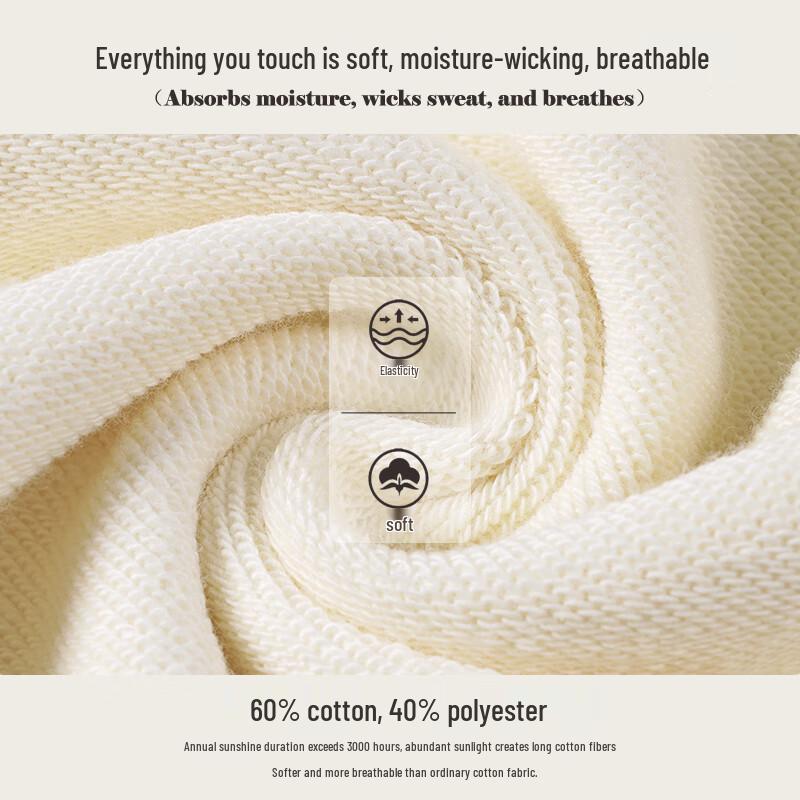 JEANSWEST Women's Loose Hooded Feather Moon Graphic Sweatshirt