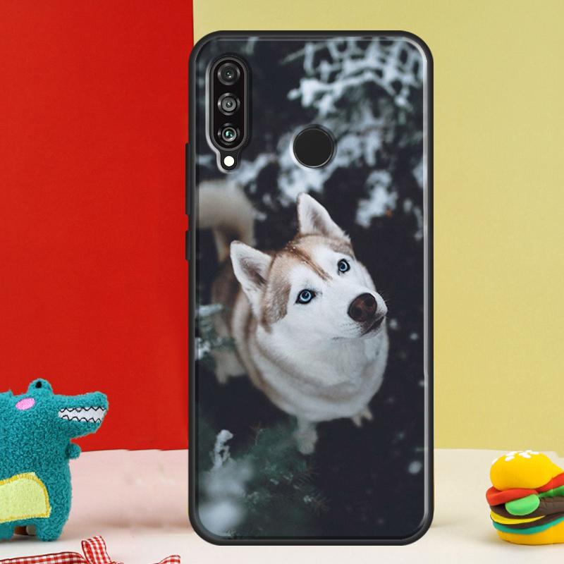 Siberian Husky Sled Dog For Huawei P30 Pro P60 P50 P20 P40 P Smart Nova 9 5T Honor Magic 5 Lite X8 X9 a 50 70 Case