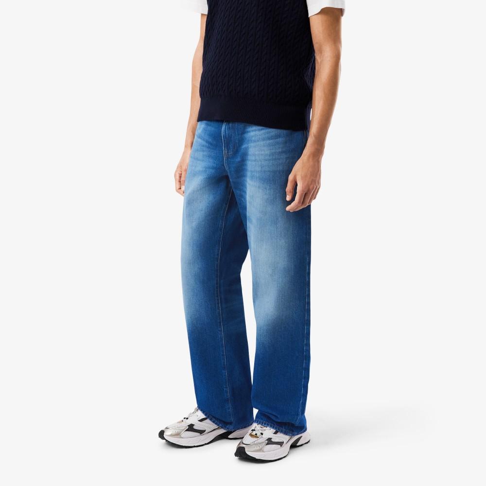 [lacoste] Men's Loose Fit Denim Pants HH4963-56GMK9