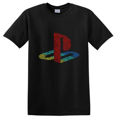 PlayStation Logo Retro Gaming T Shirt for Gamers Vintage Tee Style