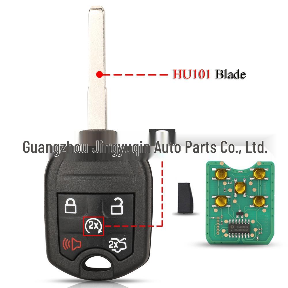 Ford 4/5-Button Remote Car Key CWTWB1U793 - 315/433MHz ID63 Chip Compatible