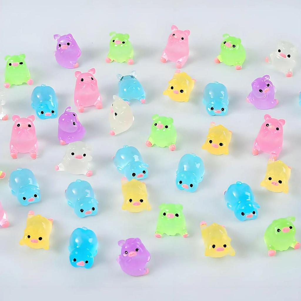 10 / 20pcs Mini Miniature Pig Black Lamp Outdoor Pathway Lantern Post Decoration Craft Ideal for DO-IT-YOURSELF Fairy Garden