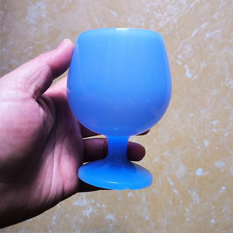200ml Silikonová sklenice na víno potravinářské kvality skládací nerozbitná koktejlová sklenice venkovní pikniková láhev na whisky přenosné cestovní pivní půllitry