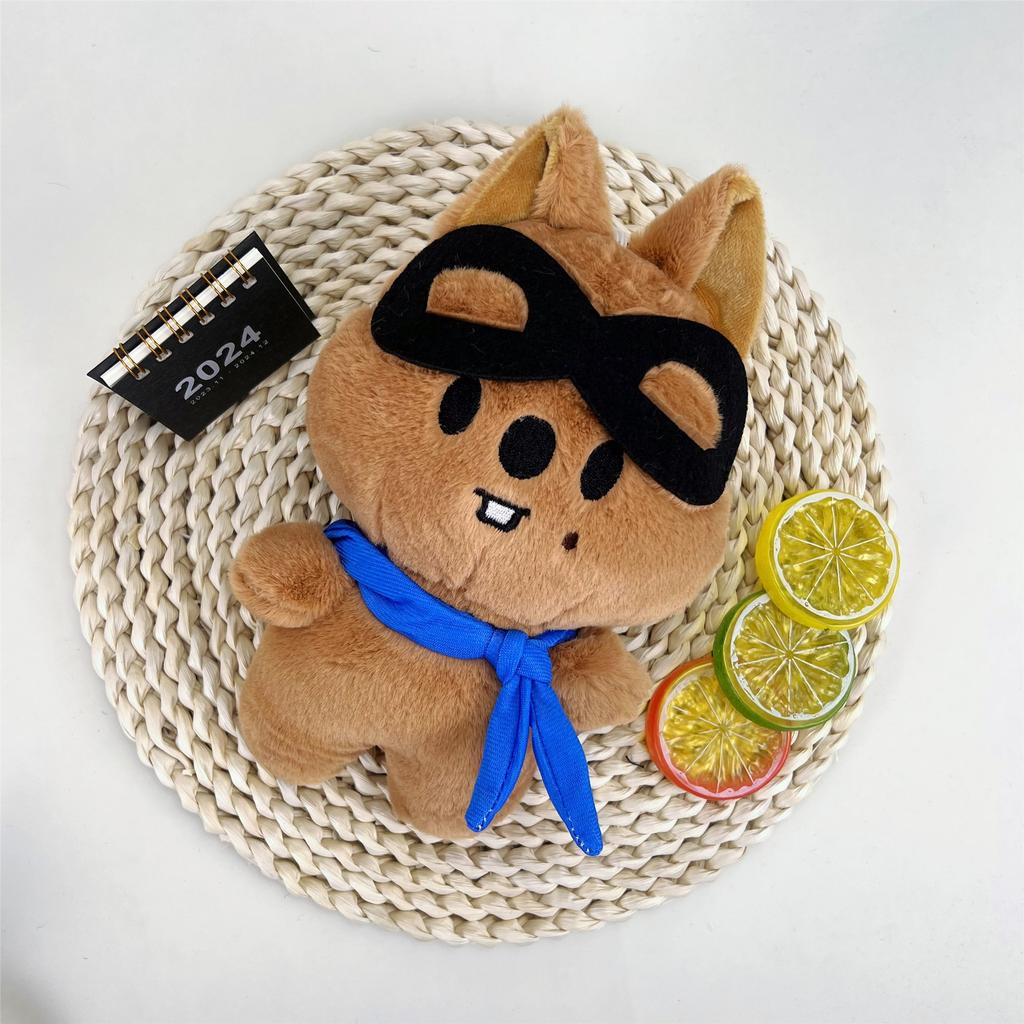 Stray Kids Pilot Stray Animal Plush Toy Skzoo Plush Children'S Glasses Pilot Li Longfu Plush Doll Indoor Decoration Toy