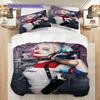 Harley Quinn'S Urban Adventure Threepiece Set 1 Duvet Cover 2 Pillowcase Without Core Duvet Cover And Pillowcase Bedding Set