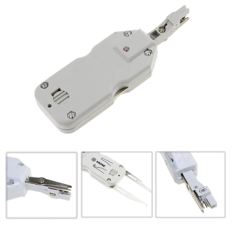 High Quality Krone Punch Down Tool Kit With Sensor For Ethernet Lan Network Cat5 Rj45 Telecom Phone Wire Rj11 Cable Network Tool