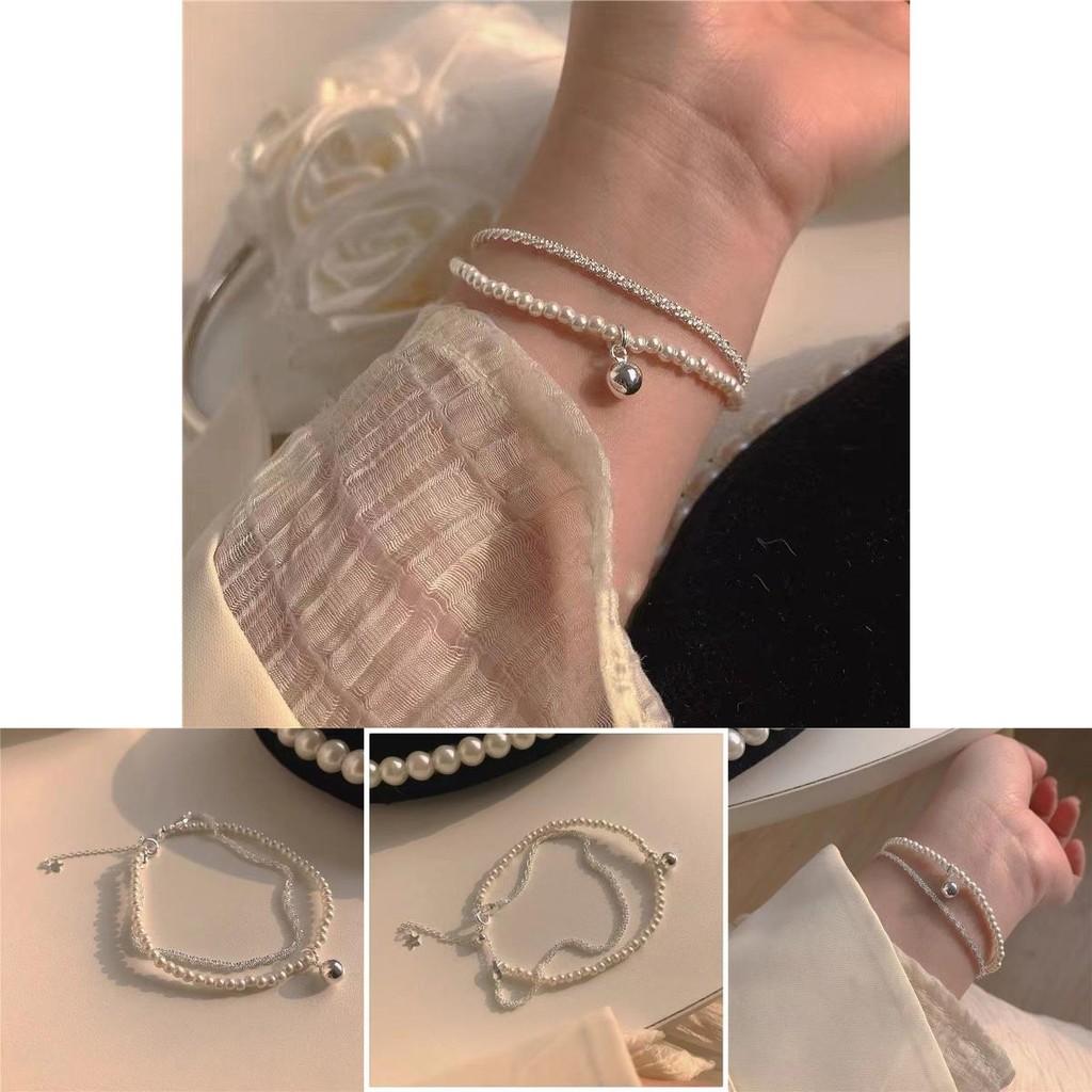 Stylish Geometric Faux Pearl Bracelet For Women Trendy Luxe Summer Accessory