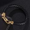 European and American Creative Personalized Woven Leather Men's Bracelet Trendy Leather Bracelet Bracelet