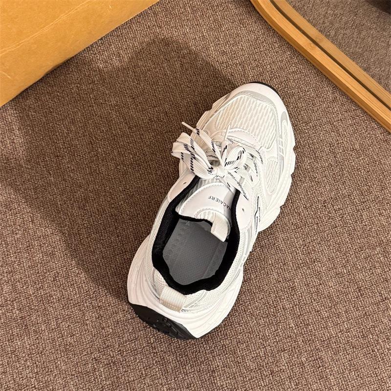 Platform dad shoes women's new fried street retro versatile Zhao Ruth height increase xl sports shoes casual