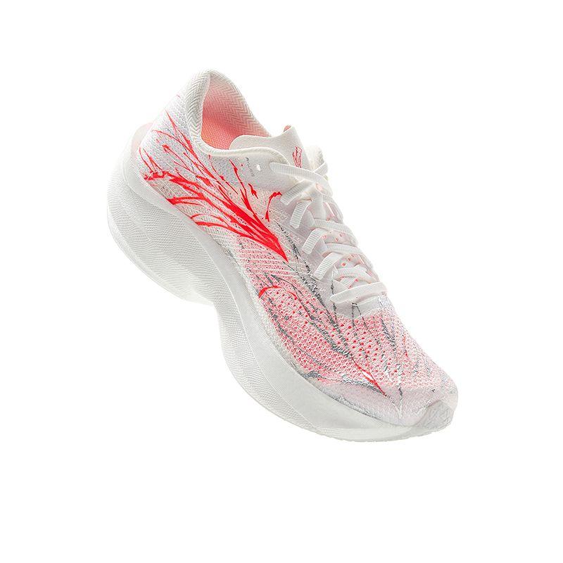 Anta C202 6.0 Comfortable Fashion Trendy Non-Slip Wraparound Durable Low-Top Carbon Plate Marathon Running Shoes Women sneaker White Red 122525575-2