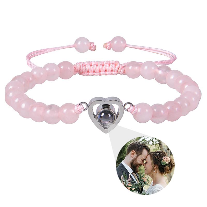 Individuelles Armband mit Bild innen Personalisierte Projektionsarmbänder mit Fotos Armband mit Foto Personalisierte Gedenkgeschenke