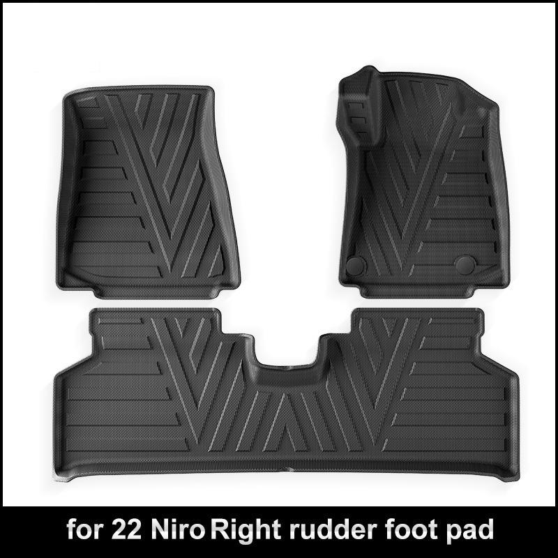 Eco-friendly TPE Floor Mats for 2019-2022 Kia Niro RHD Vehicles