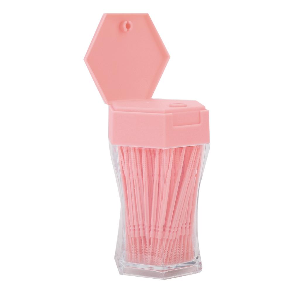 200 ks Oboustranné párátko Domácí čištění Odstranění zubního kamene Párátko (Zelená)