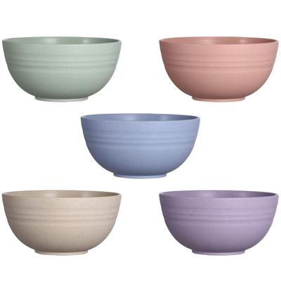 DOITOOL Straw Bowls for Miso and 6cm 12cm and Made of Suitable for and Set of 5 Soup, Soup, Rice, Salad, Tall, Diameter, Heat-Resistant, Unbreakable,