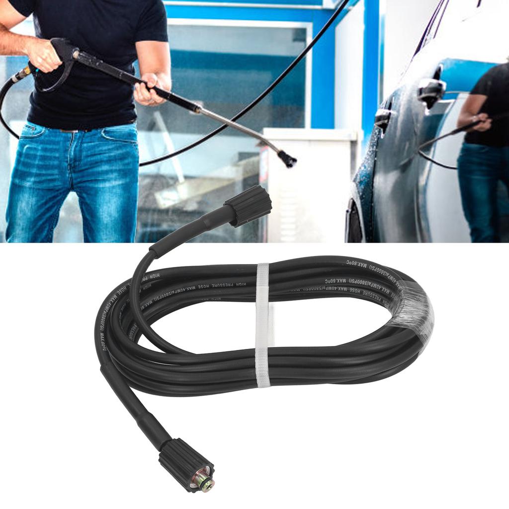 Sewer Jetter Hose, 26.25 feet for Pressure Washer - Explosion Proof High Pressure Drain Cleaning Hose, M22 14MM Insert   for Home Garden Car Pipe