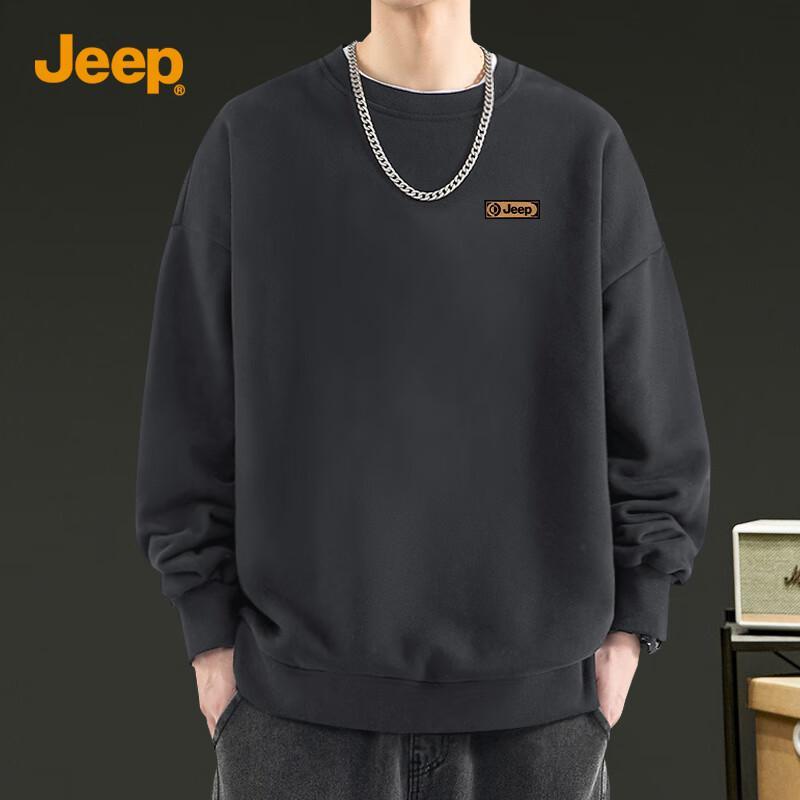 

JEEP Men s Casual Crew Neck Pullover Sweatshirt 3XL