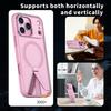 For iPhone 17 Pro Case Compatible with MagSafe Kickstand TPU + Acrylic Phone Cover