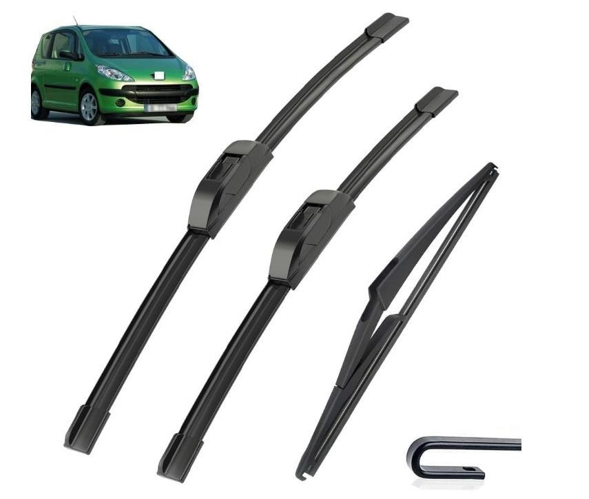 Suitable for Peugeot 1007 wiper for Peugeot 1007 wiper 2005-2011 wiper 24+18+12 чёрный