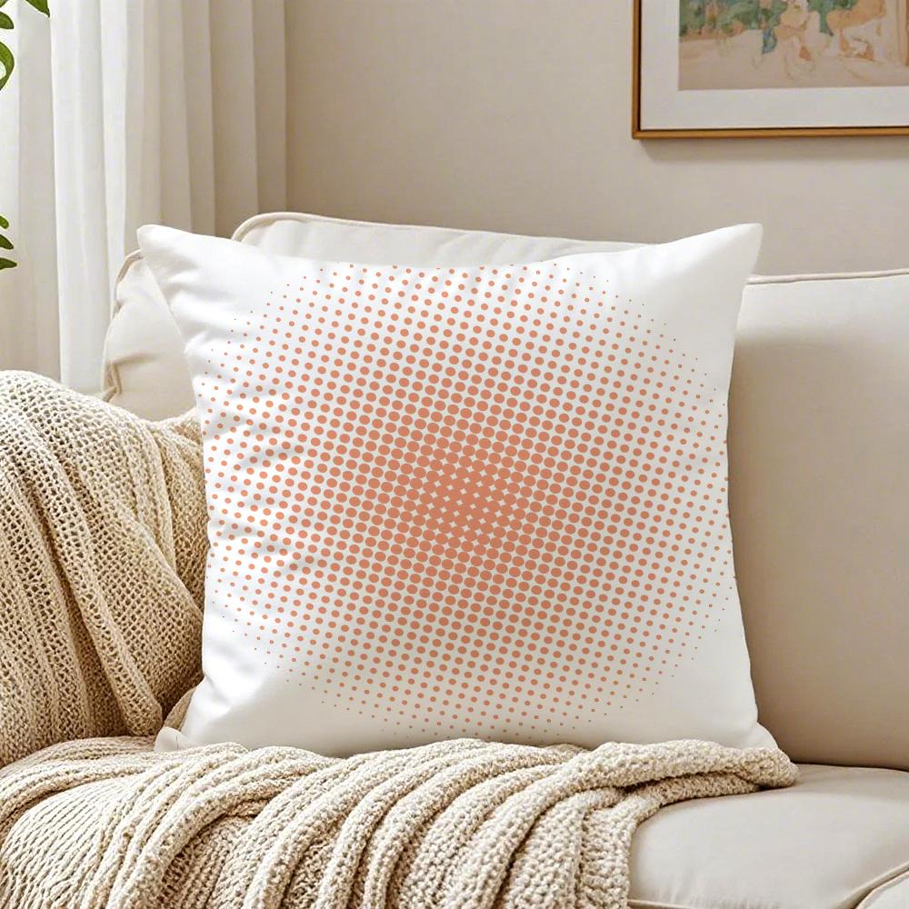 Modern Pattern Art Dot texture Cushion Cover Linen Pillowcase Soft for Sofa Bed Home Room Decor