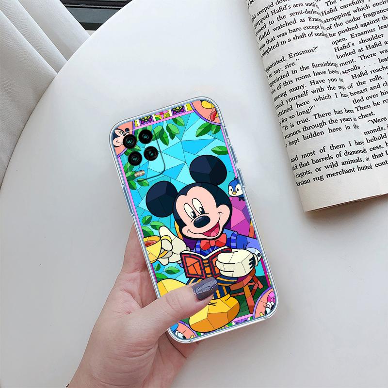 Mickey Minnie Mouse Transparent Phone Case for Motorola Moto G7 G8 G9 G84 G85 G73 G24 G15 Z2 Play Power Plus