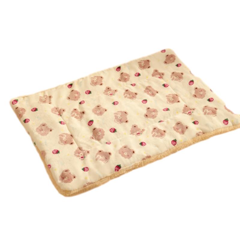 

Зимняя Толстая Теплая Лежанка для Домашних Животных для Собак и Кошек Мягкий Плюшевый Коврик-Подушка с Нескользящим Дном Зимний Спальный Коврик Удобная Мебель для Домашних Животных S-50x35cm