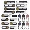 12/16/24/26 Pcs Button Style Button Extenders Strong Elasticity Easy Install Waist Extender Buttons Metal No Sew Extensions