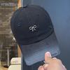 Retro old gradual change baseball cap children spring and summer trend bow cap big head circumference sun hat