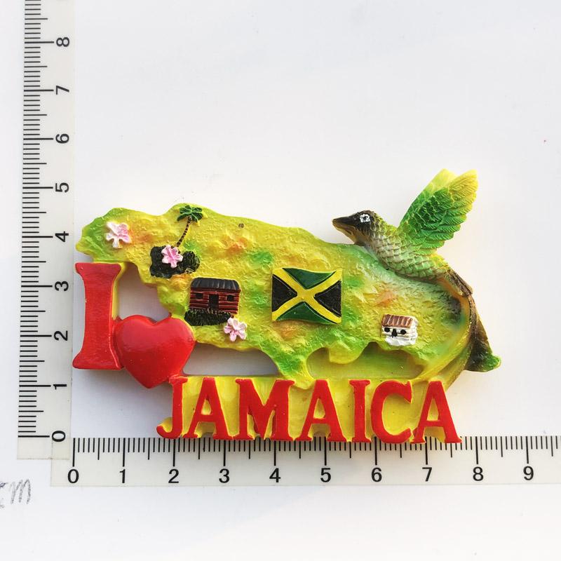 

Jamaica Fridge Magnets Travelling Souvenirs Photo Wall Magnetic Stickers Home Decoration Birthday Christmas Gifts