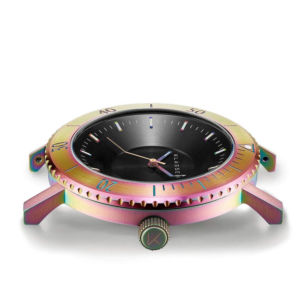 Volare TARAS Rainbow 44mm WVT19TI001M Genuine Import Black [Class Fourteen] Men's