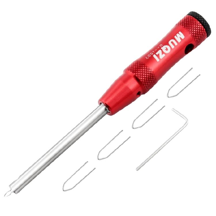 Bike Spoke Nipple Removal installation Wrench Spoke Driver Nipple Insertion Tool красный