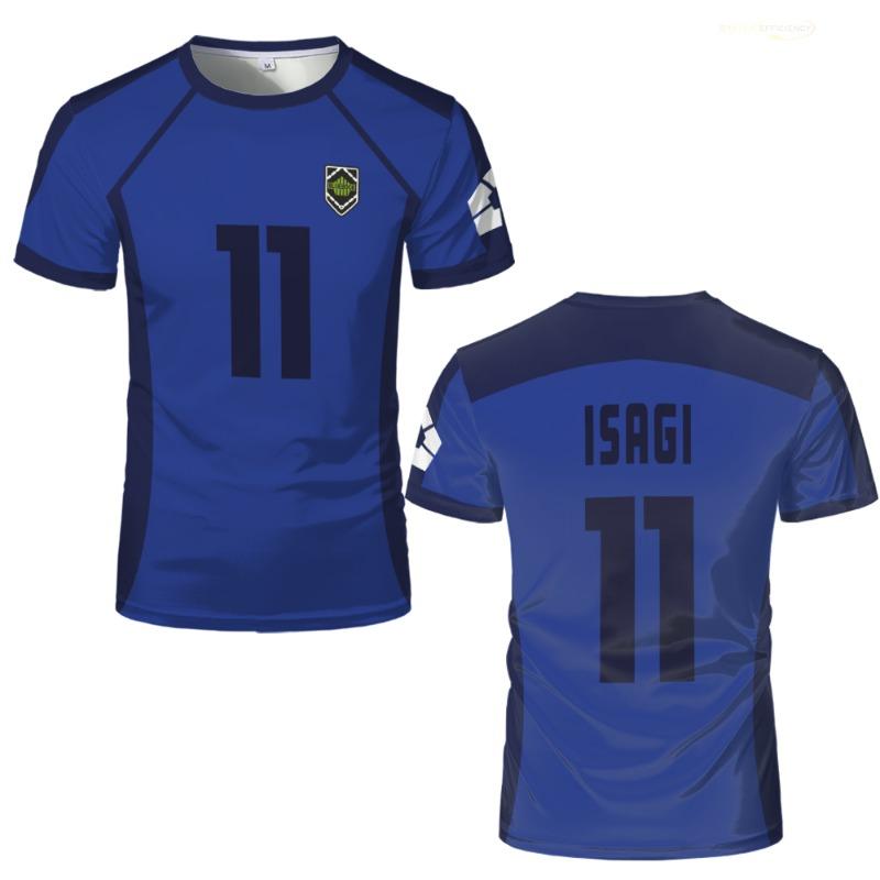 Anime Japanese Blue Lock Isagi Yoichi Football Jersey XXS